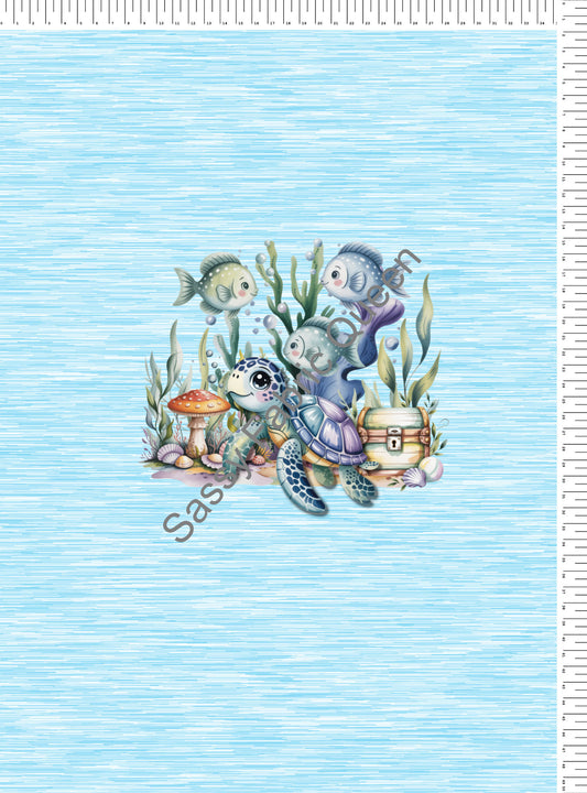 Swim with the fish panel Turtle