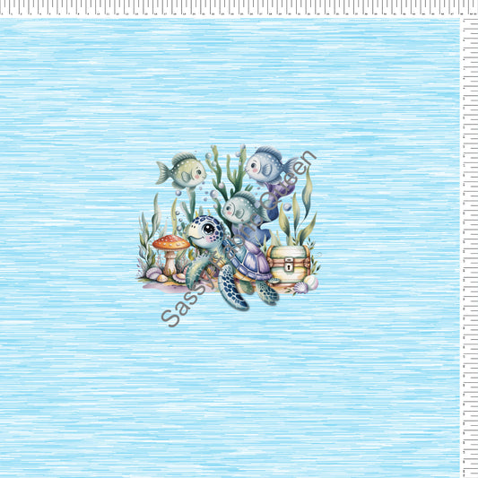 Swim with the fish panel Turtle