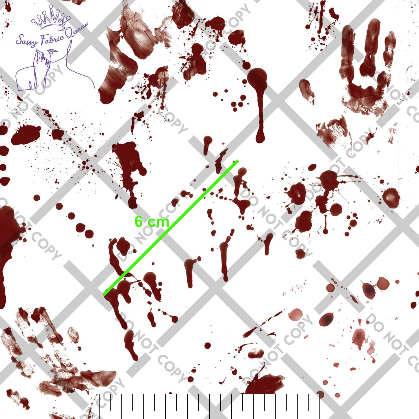 True Crime - Blood on white