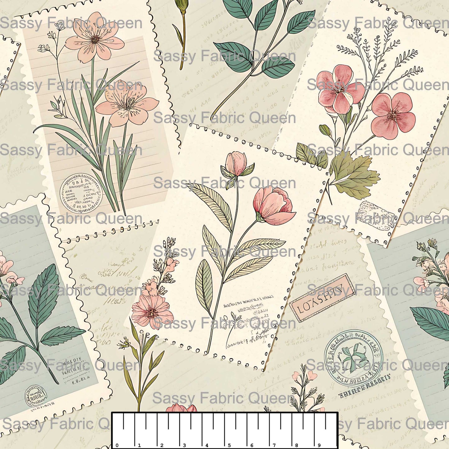 VintageRomanticFloralToile 007