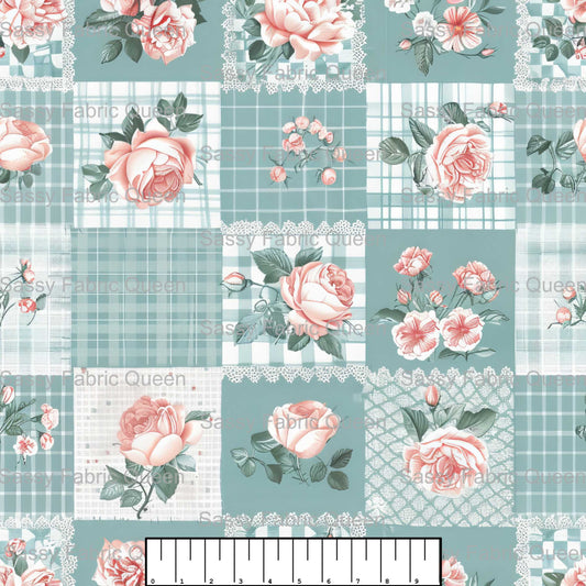 Vintage Romantic Floral Toile 008