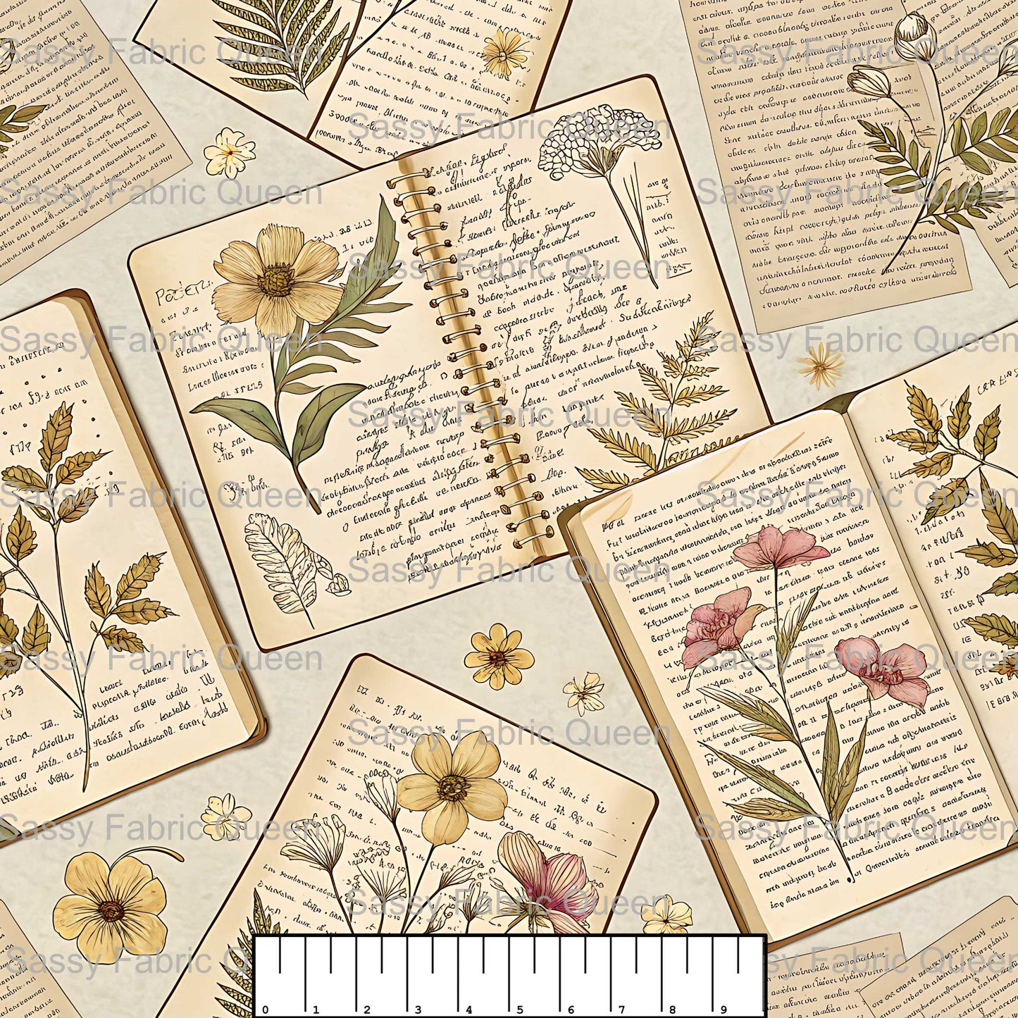 VintageRomanticFloralToile 012