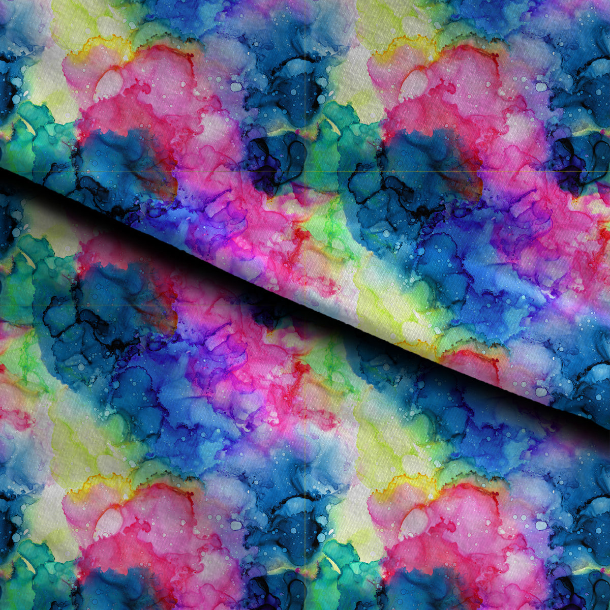 Watercolour Rainbow Blue