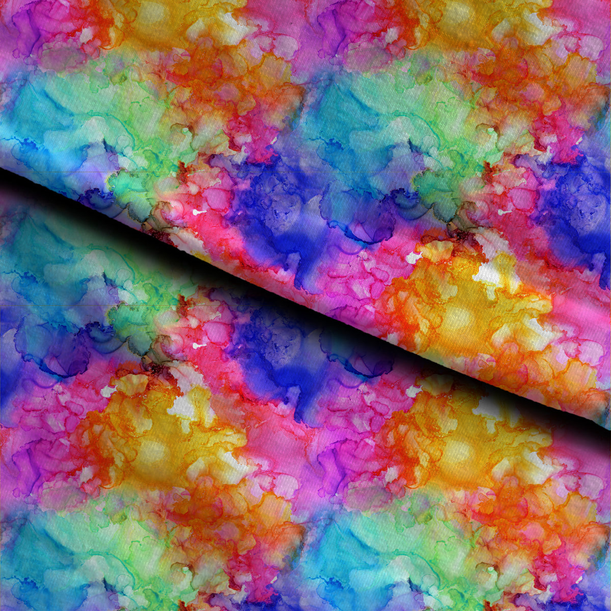 Watercolour Rainbow Orange