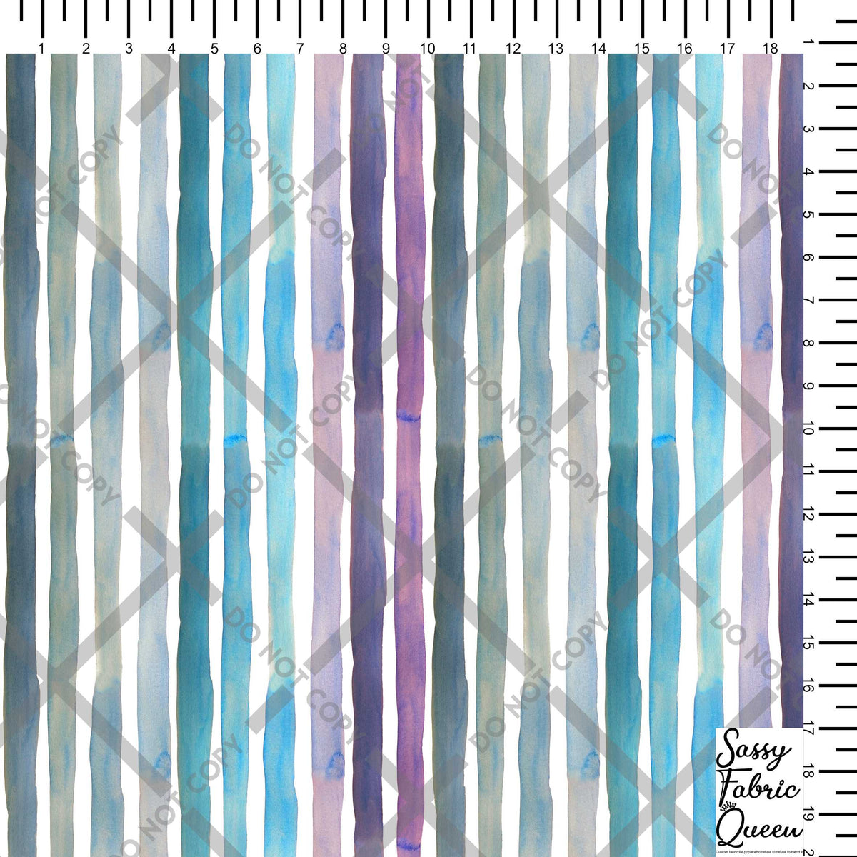 Watercolour Stripe Blupurp vertical