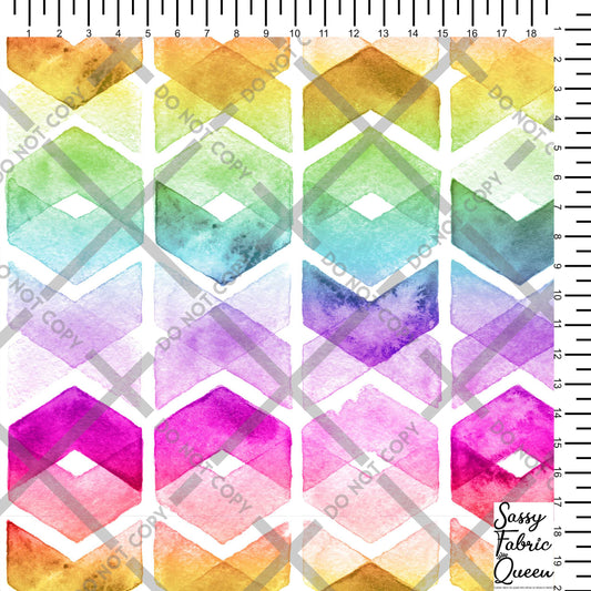 Rainbowwatercolourdiamonds